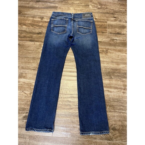 Ariat Jeans Men’s 31x34 Blue M7 Slim Fit Straight Leg Western Cowboy Stretch - Picture 10 of 14
